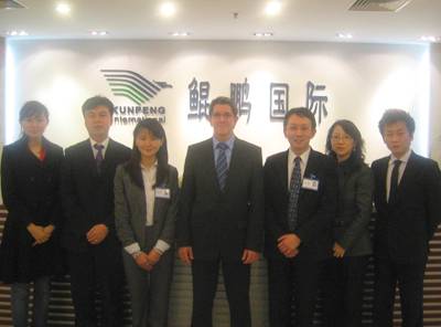 10年4月：鲲鹏领导会晤HSBC汇丰基金高层 